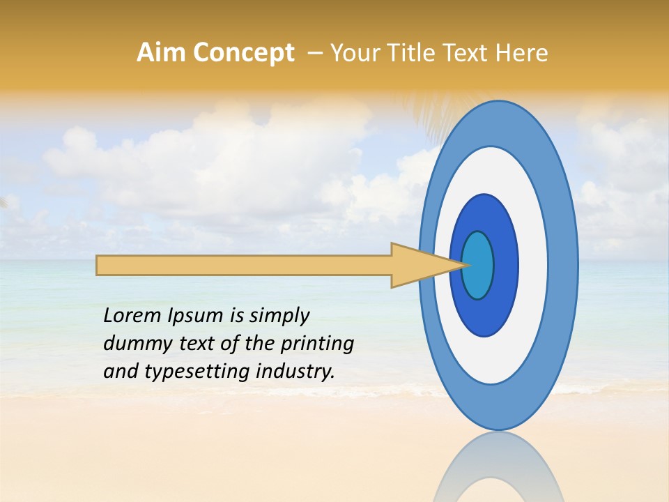 Coconut Natural Island PowerPoint Template