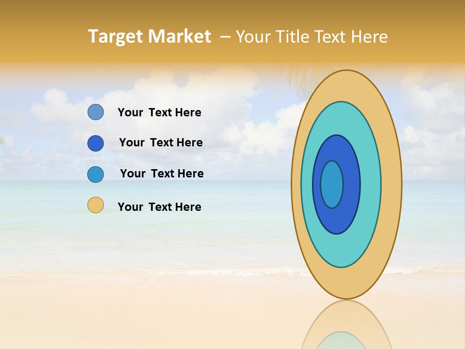 Coconut Natural Island PowerPoint Template