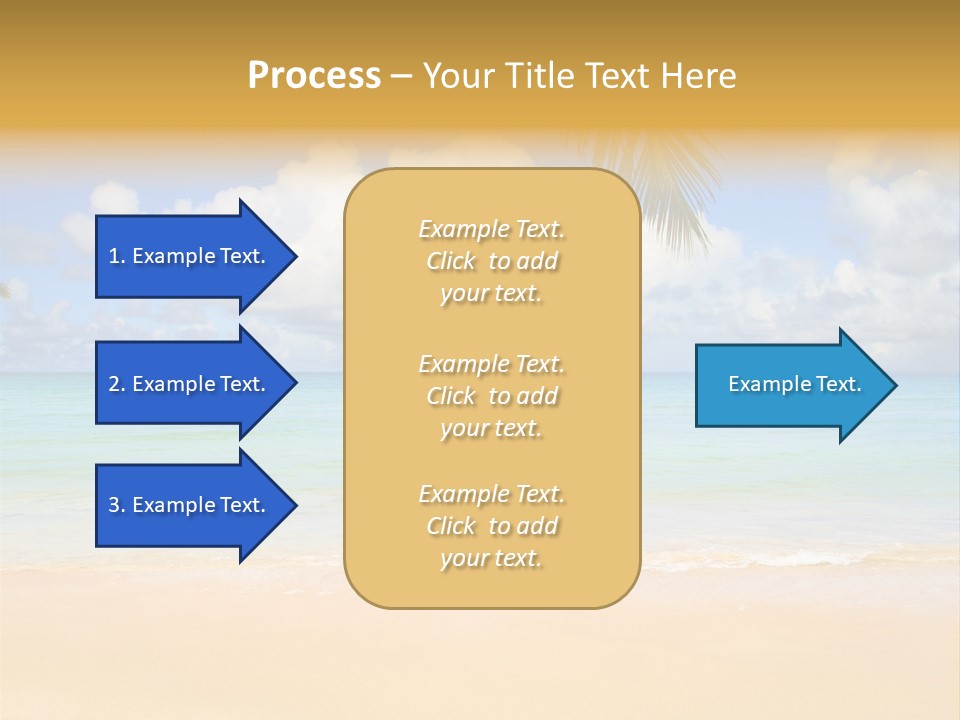 Coconut Natural Island PowerPoint Template