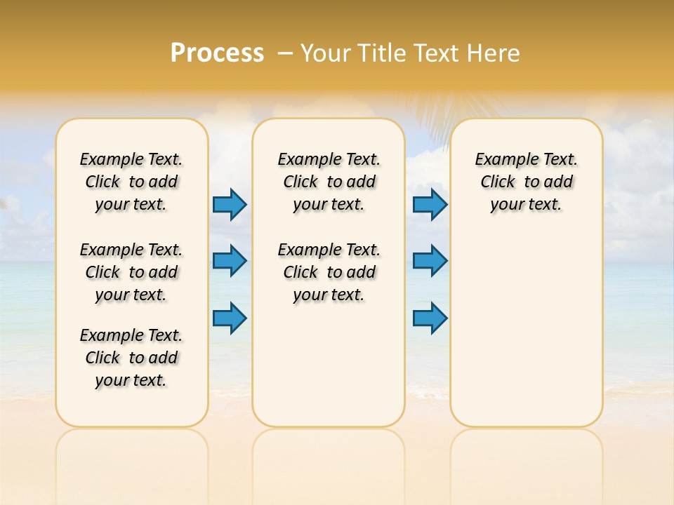 Coconut Natural Island PowerPoint Template