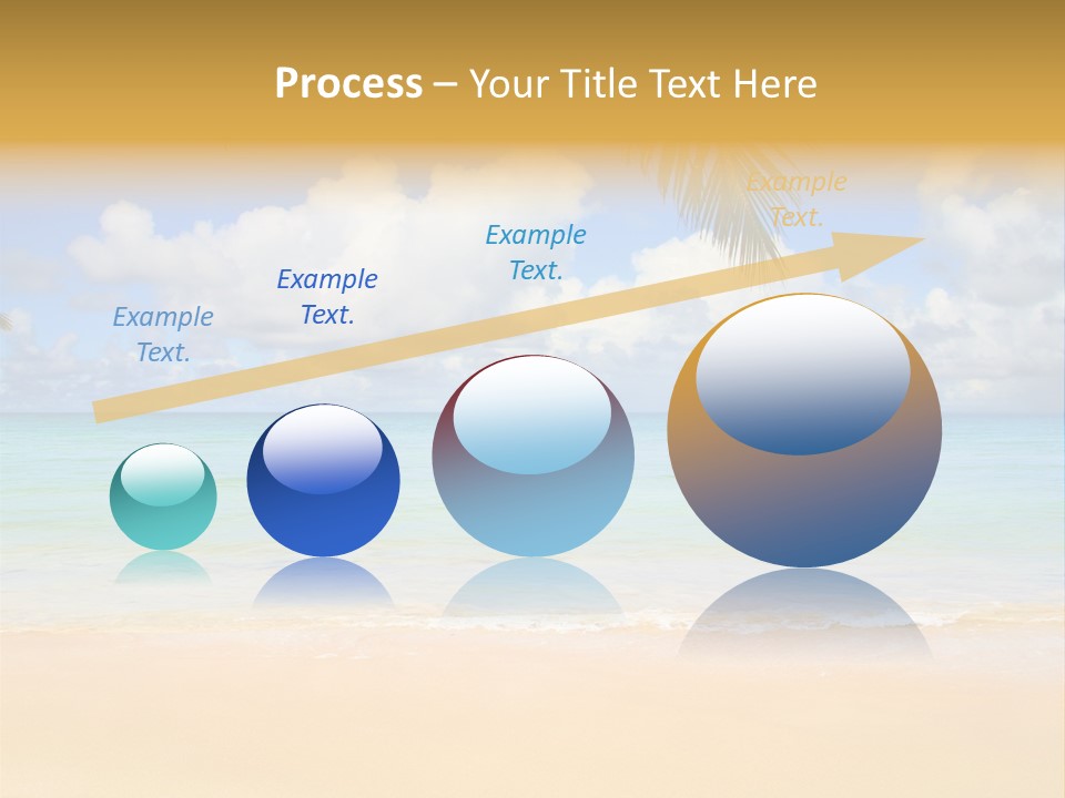 Coconut Natural Island PowerPoint Template