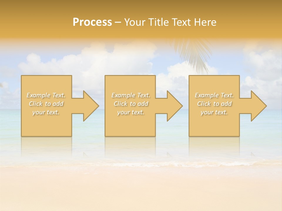 Coconut Natural Island PowerPoint Template