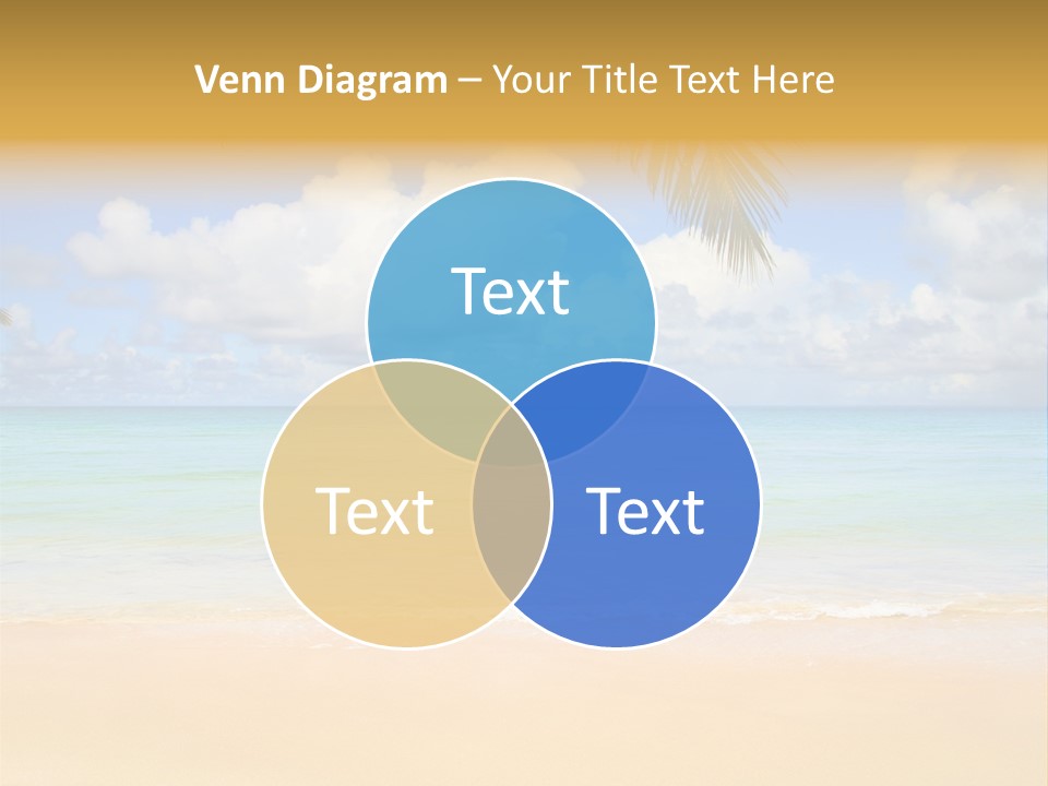 Coconut Natural Island PowerPoint Template