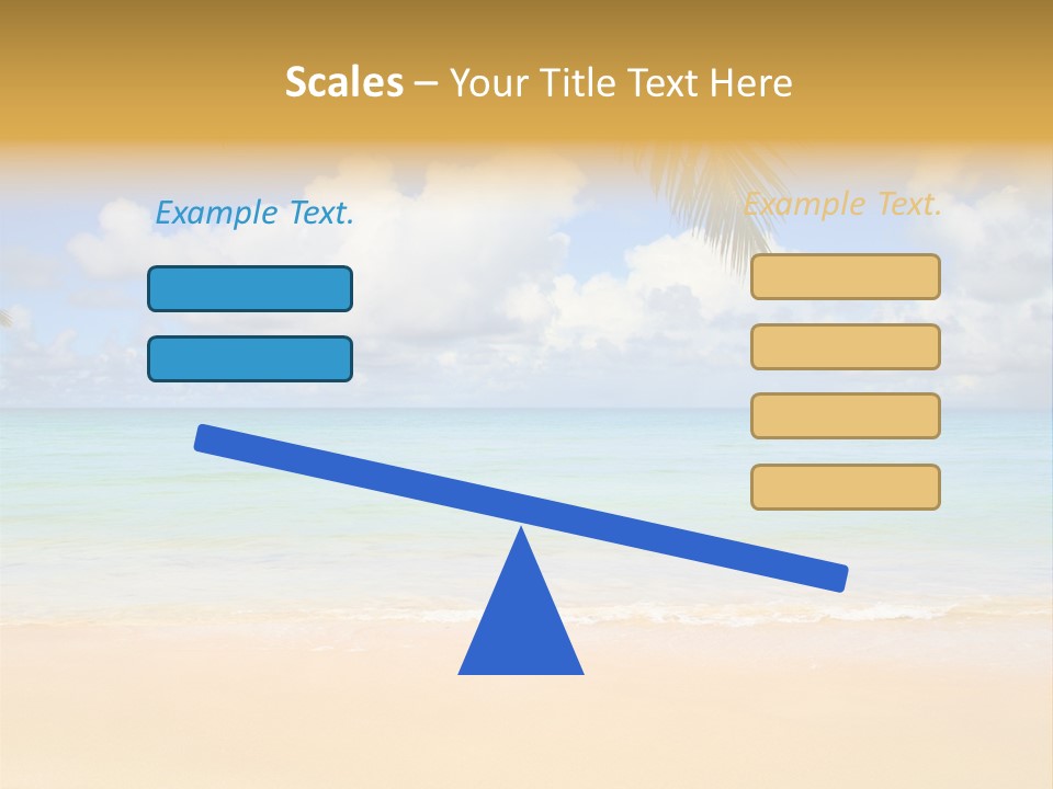 Coconut Natural Island PowerPoint Template