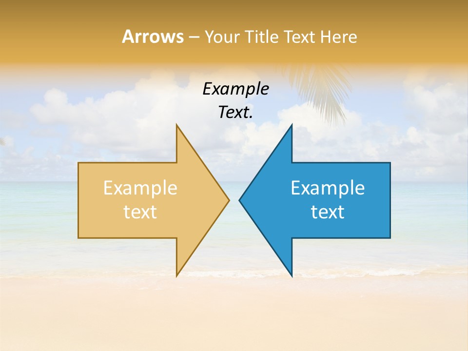 Coconut Natural Island PowerPoint Template