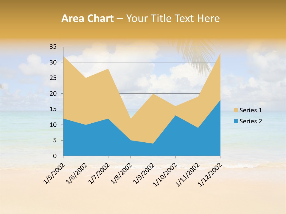 Coconut Natural Island PowerPoint Template