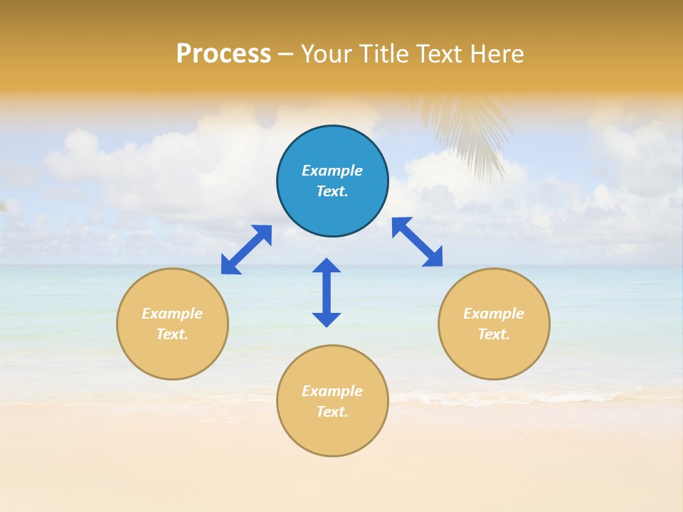 Coconut Natural Island PowerPoint Template