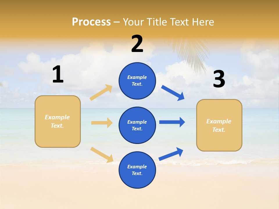 Coconut Natural Island PowerPoint Template