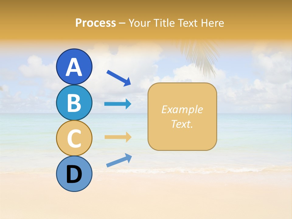 Coconut Natural Island PowerPoint Template