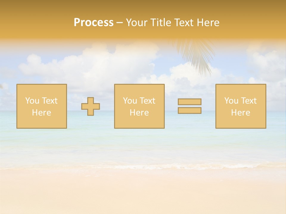 Coconut Natural Island PowerPoint Template
