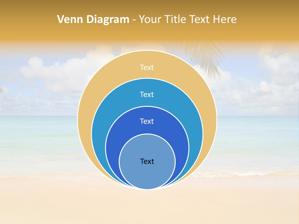 Coconut Natural Island PowerPoint Template