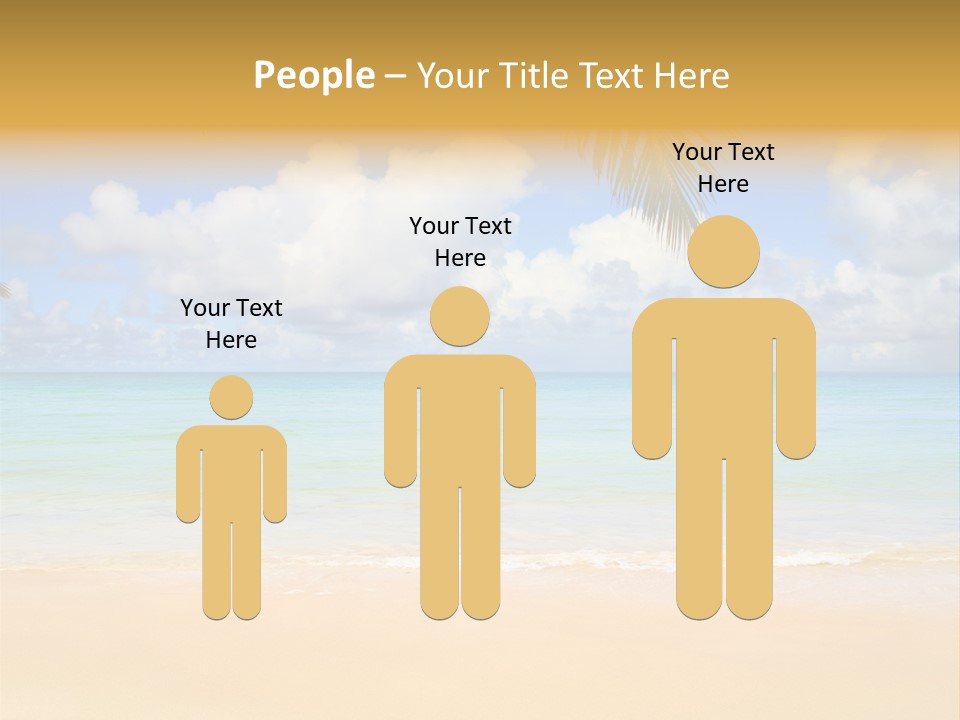 Coconut Natural Island PowerPoint Template