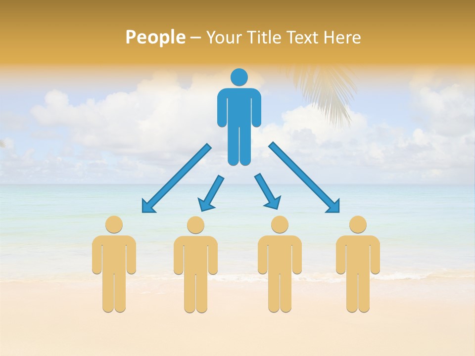 Coconut Natural Island PowerPoint Template