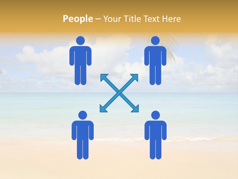 Coconut Natural Island PowerPoint Template