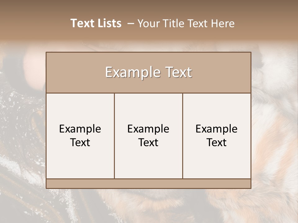Glamour Posing Coat PowerPoint Template