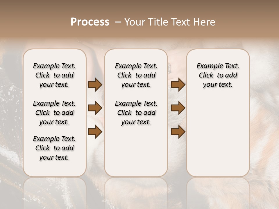 Glamour Posing Coat PowerPoint Template