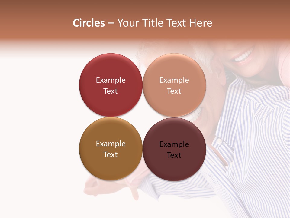 Adult Mature Couple PowerPoint Template