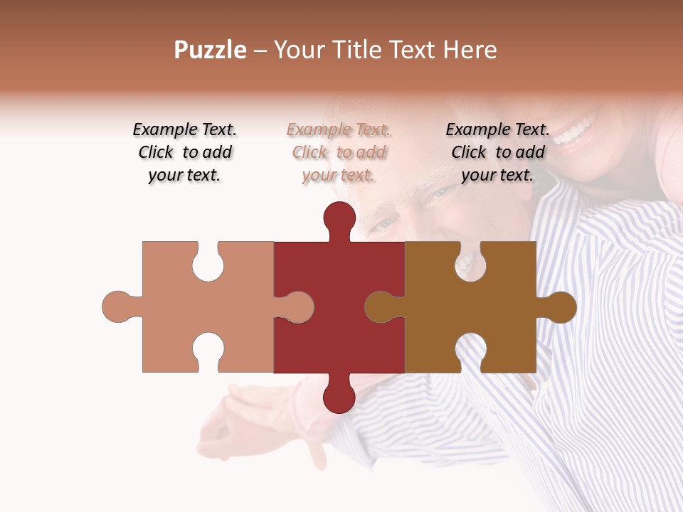 Adult Mature Couple PowerPoint Template