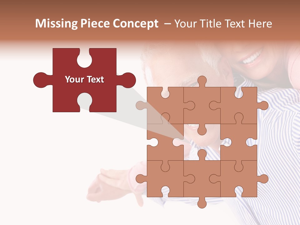 Adult Mature Couple PowerPoint Template