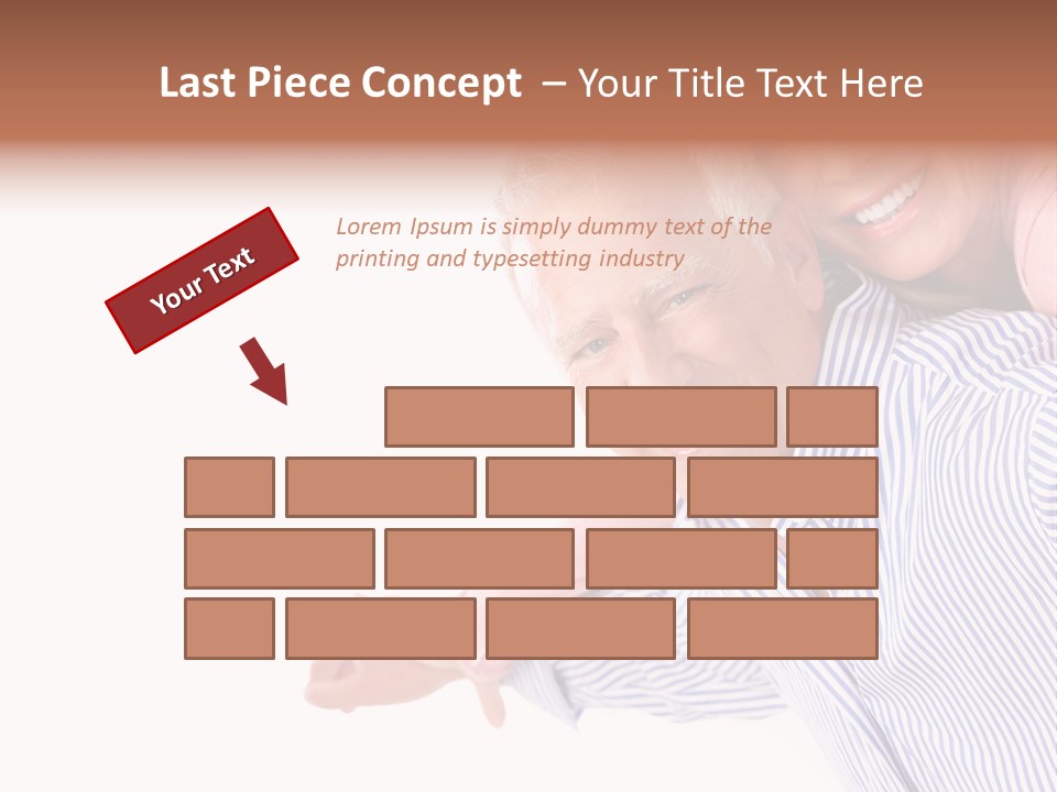Adult Mature Couple PowerPoint Template