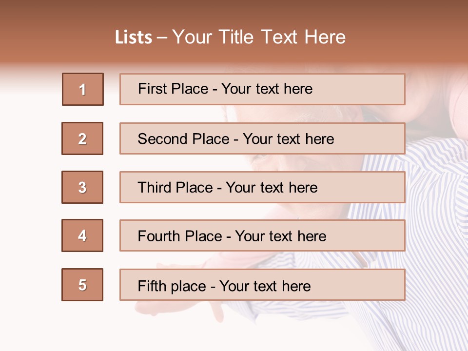 Adult Mature Couple PowerPoint Template