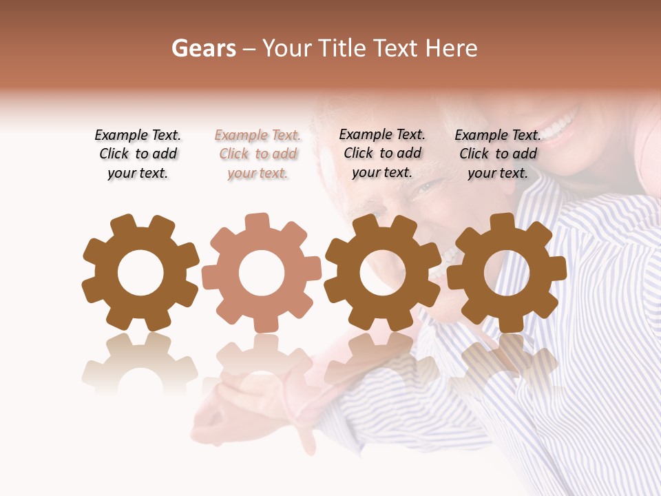 Adult Mature Couple PowerPoint Template