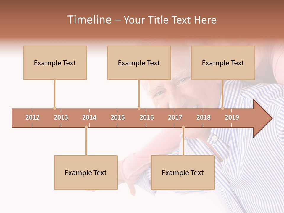 Adult Mature Couple PowerPoint Template