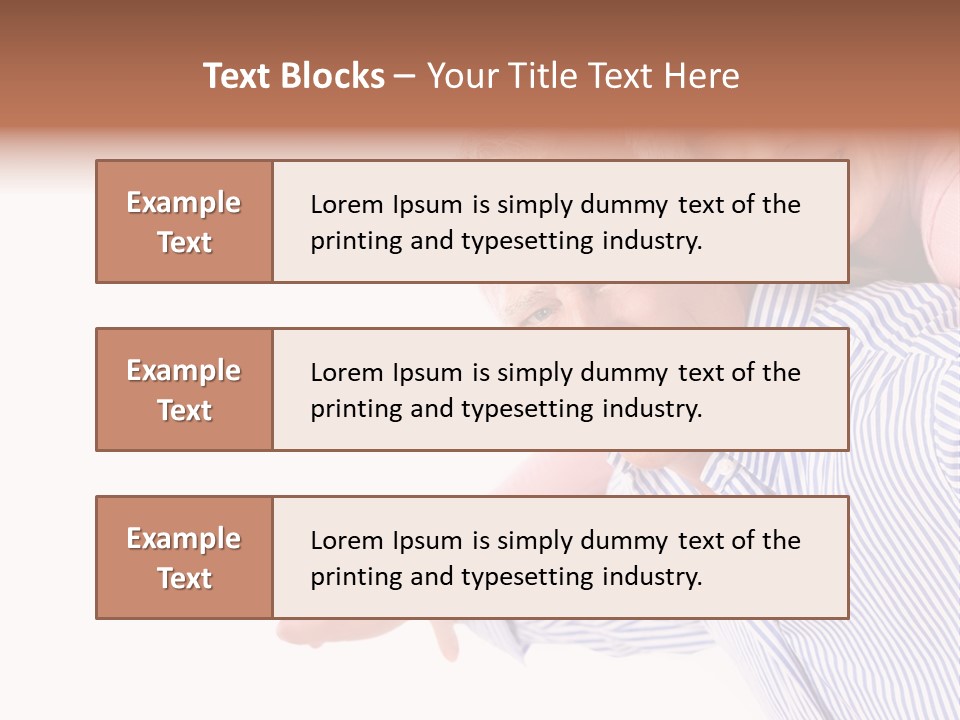 Adult Mature Couple PowerPoint Template