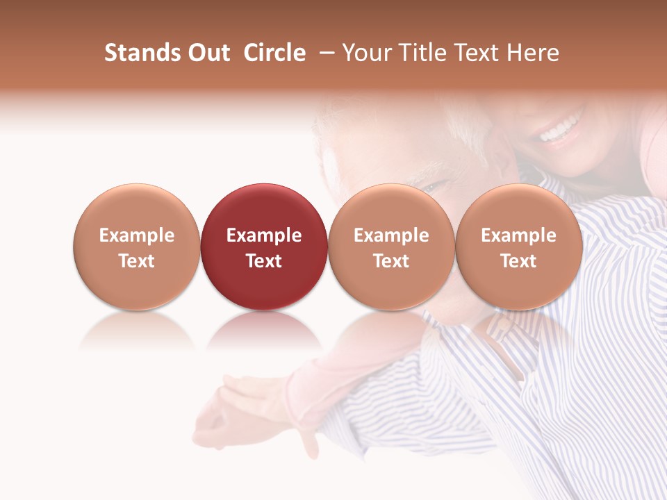 Adult Mature Couple PowerPoint Template