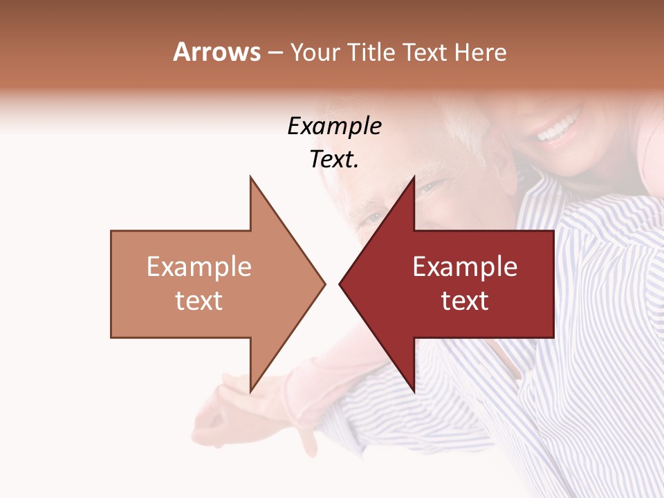 Adult Mature Couple PowerPoint Template