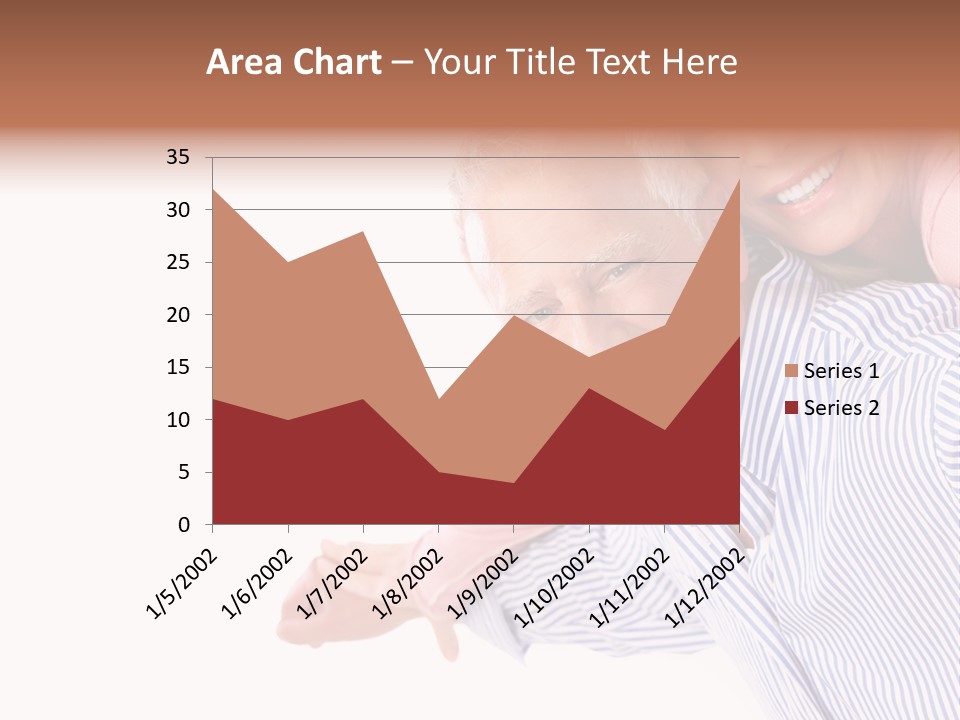 Adult Mature Couple PowerPoint Template