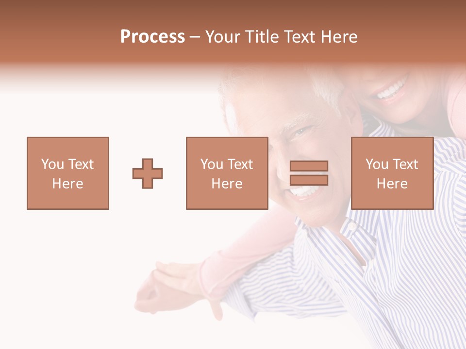 Adult Mature Couple PowerPoint Template