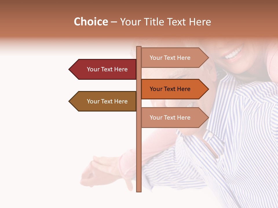 Adult Mature Couple PowerPoint Template