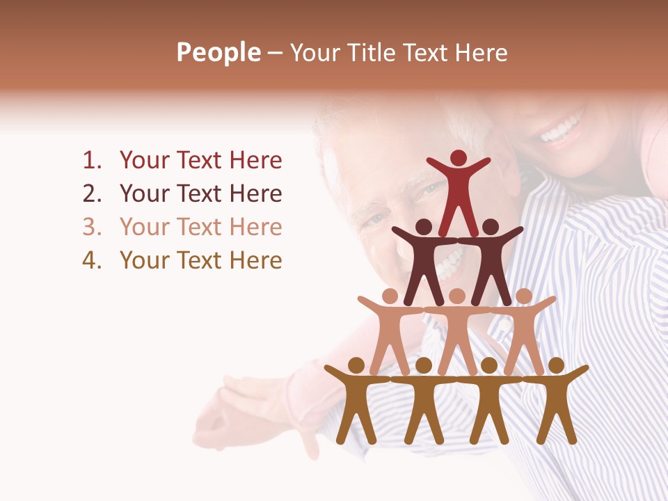 Adult Mature Couple PowerPoint Template