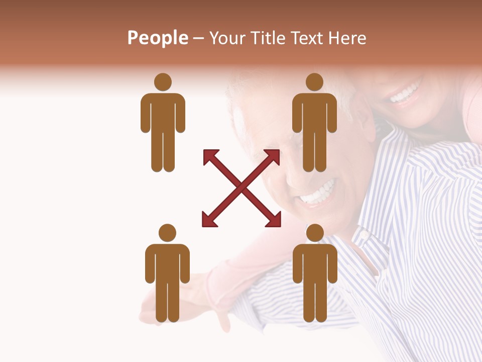 Adult Mature Couple PowerPoint Template