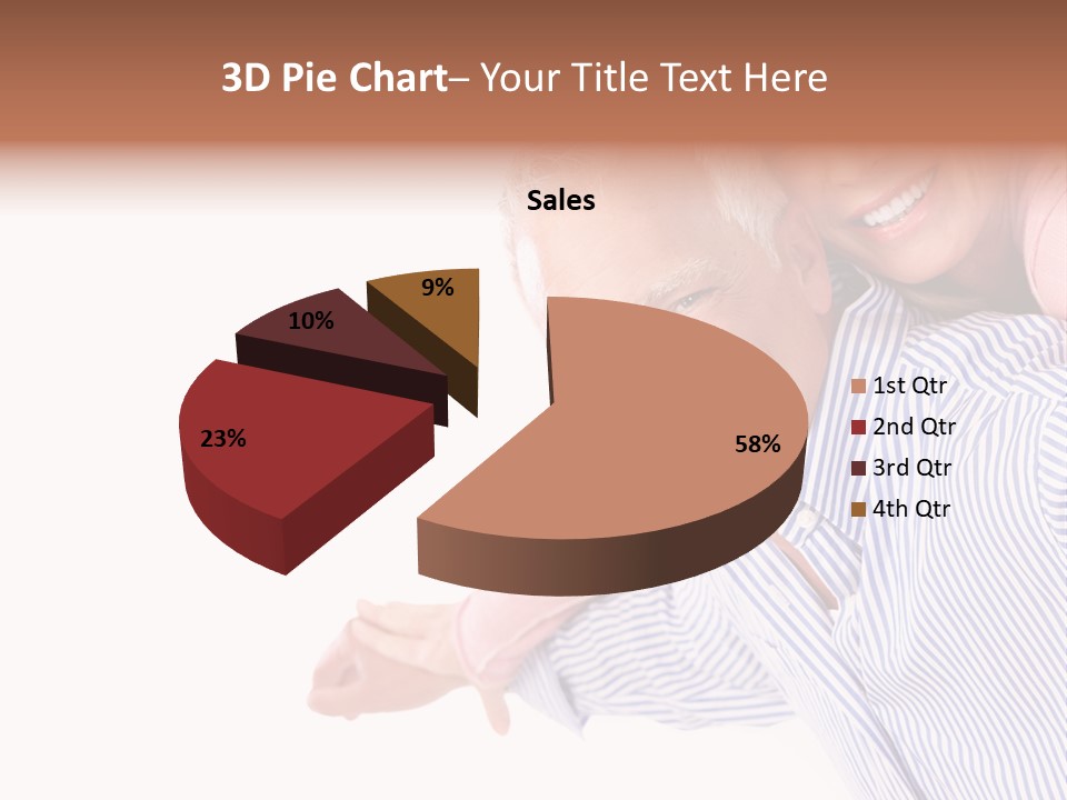 Adult Mature Couple PowerPoint Template