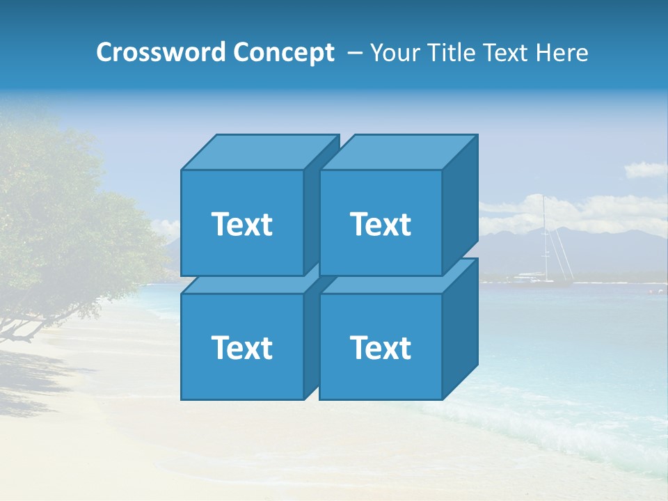 Untouched Relaxation Eden PowerPoint Template