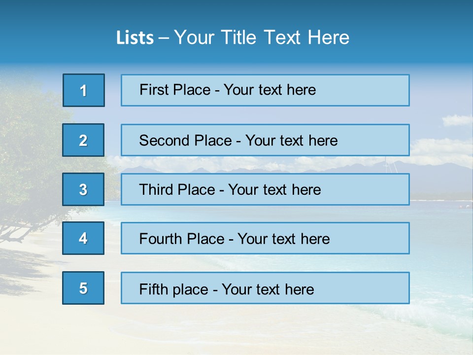 Untouched Relaxation Eden PowerPoint Template