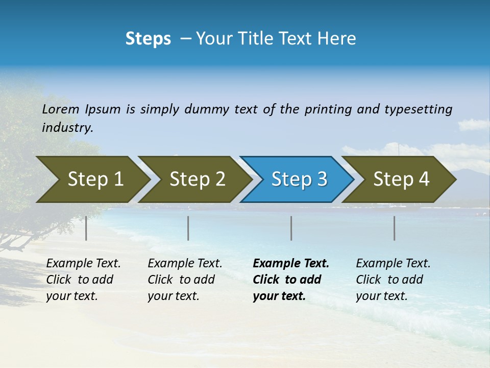 Untouched Relaxation Eden PowerPoint Template