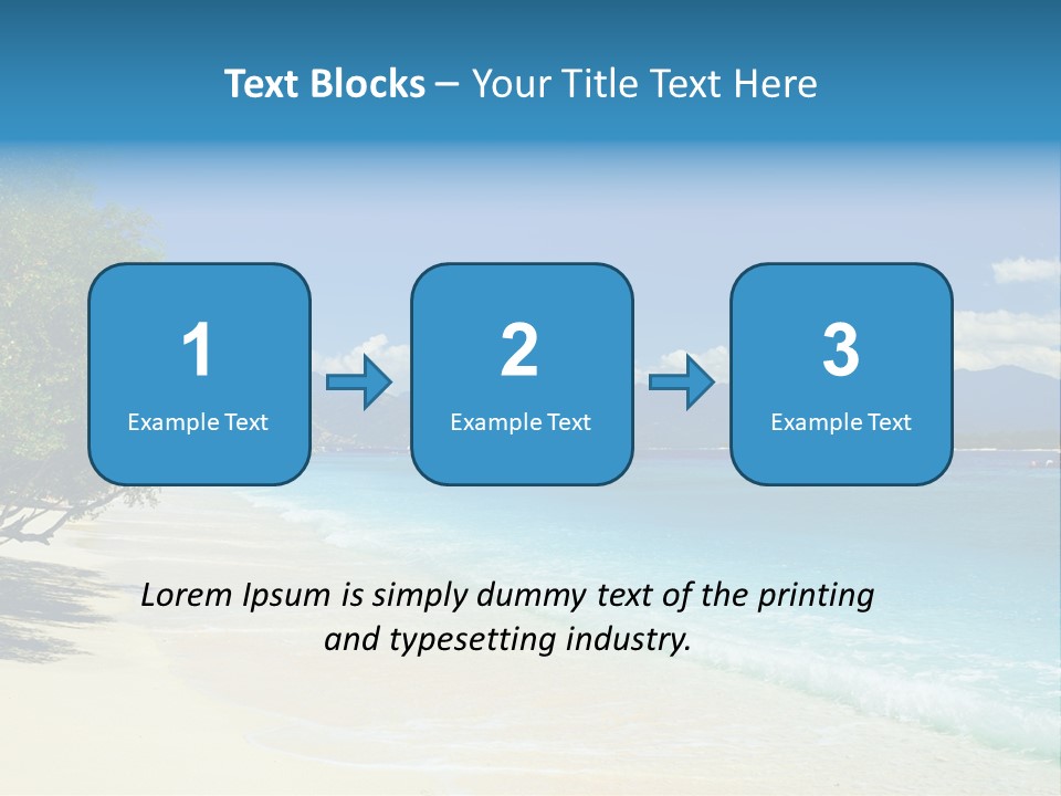 Untouched Relaxation Eden PowerPoint Template