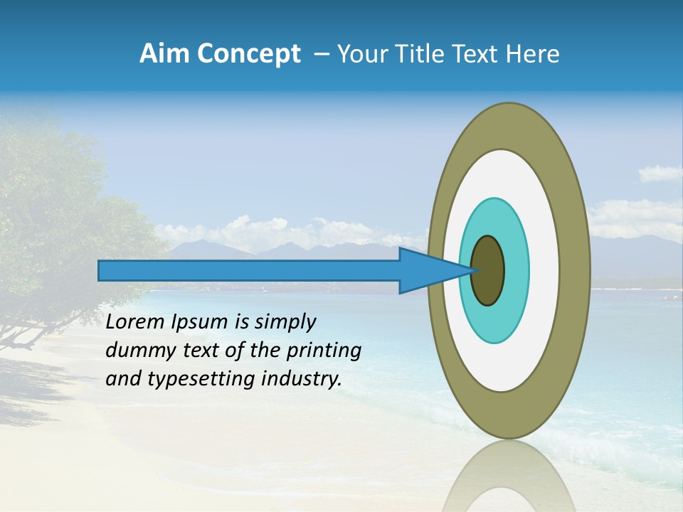 Untouched Relaxation Eden PowerPoint Template