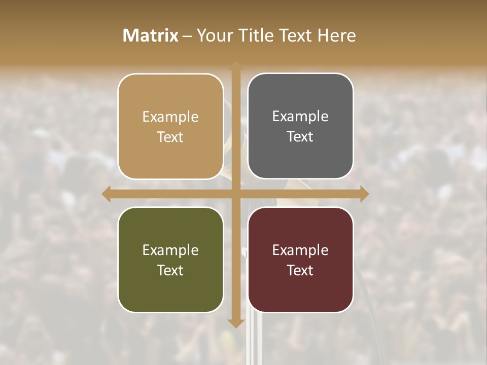 Stage Concert Head PowerPoint Template