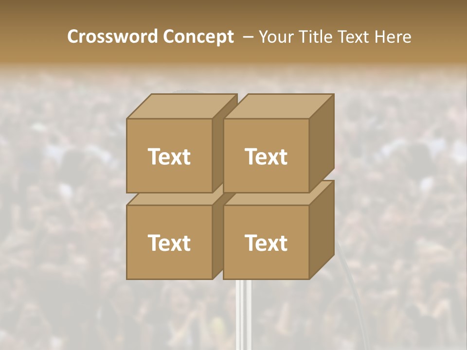 Stage Concert Head PowerPoint Template