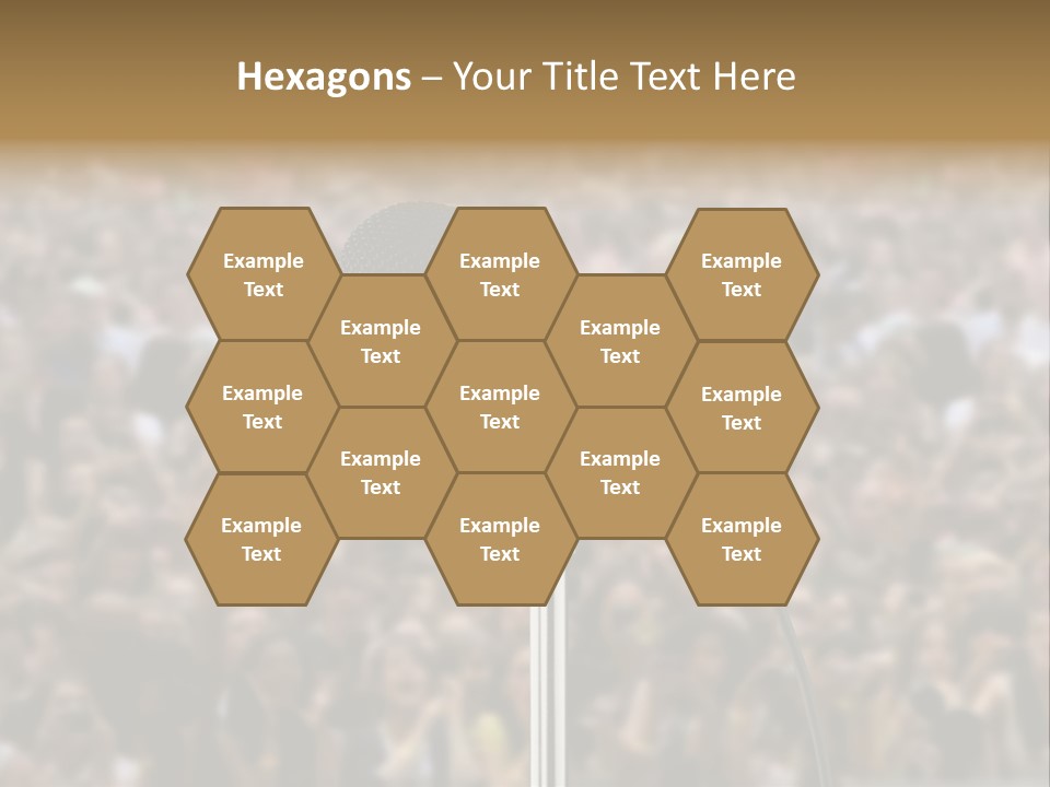 Stage Concert Head PowerPoint Template