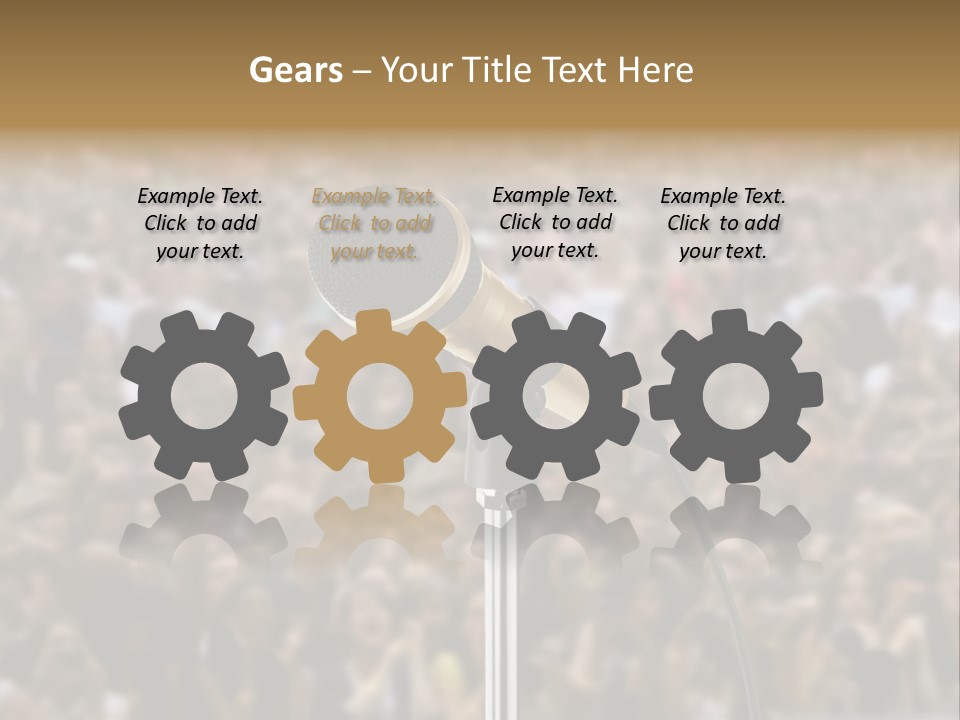 Stage Concert Head PowerPoint Template