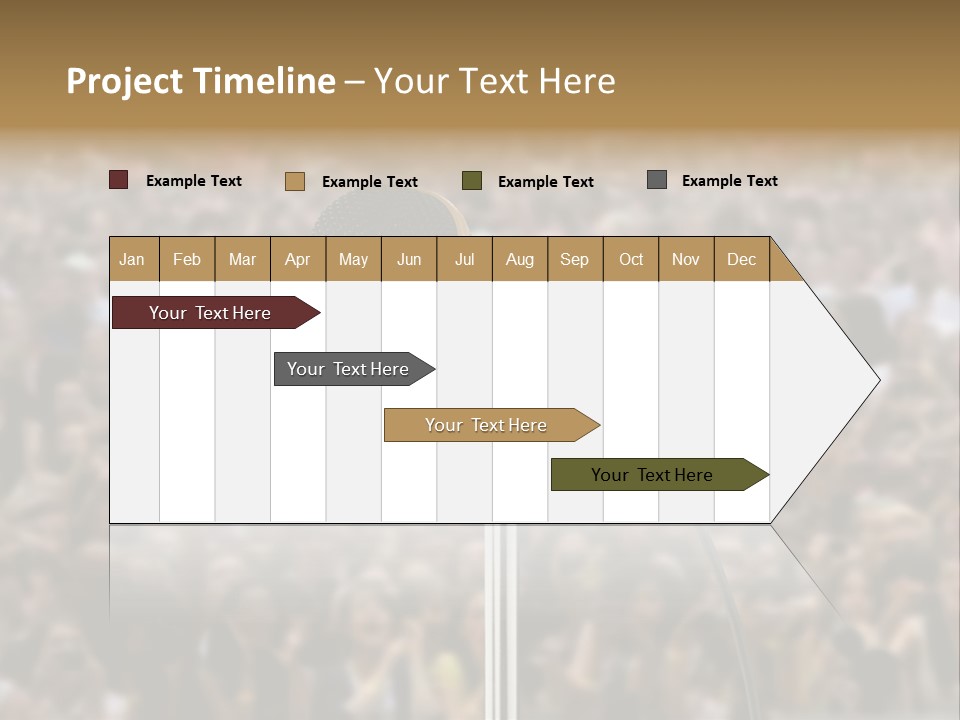 Stage Concert Head PowerPoint Template