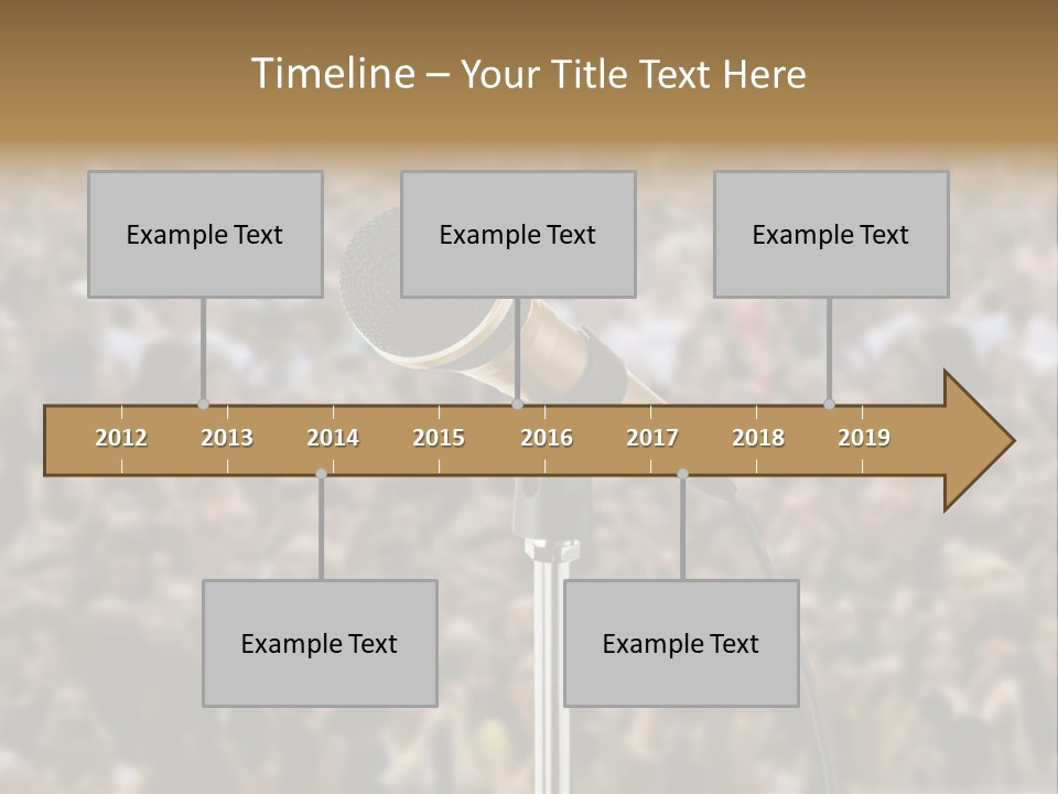 Stage Concert Head PowerPoint Template