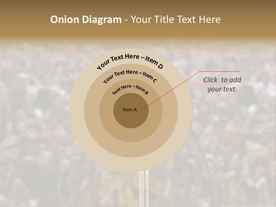 Stage Concert Head PowerPoint Template