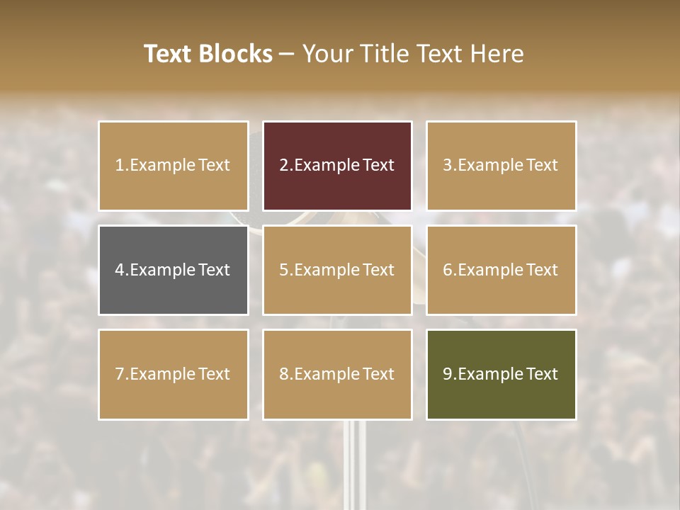 Stage Concert Head PowerPoint Template