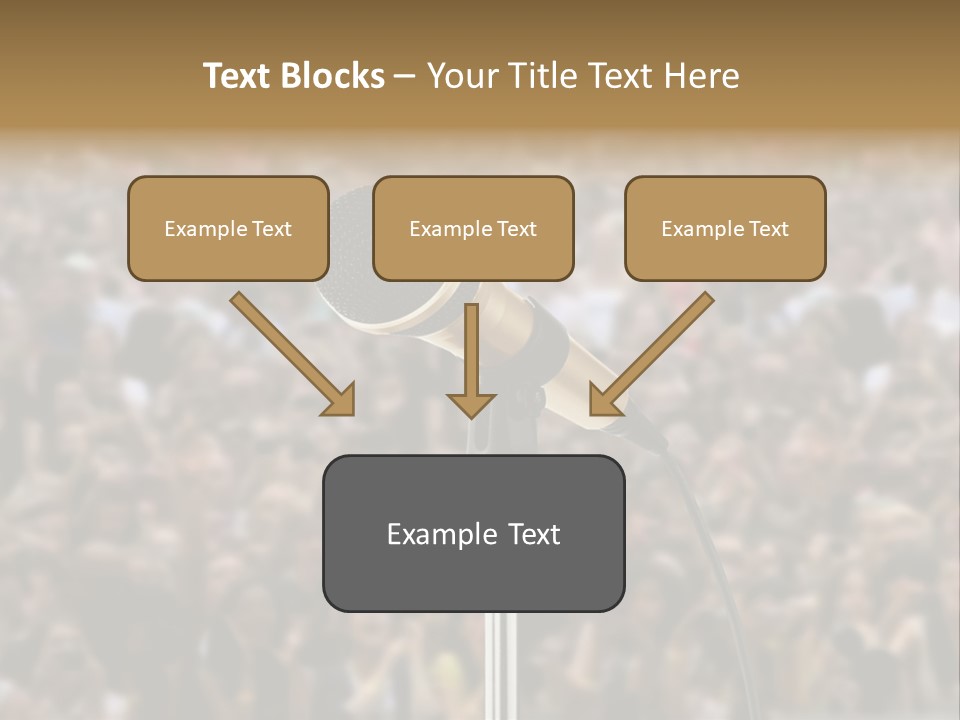 Stage Concert Head PowerPoint Template